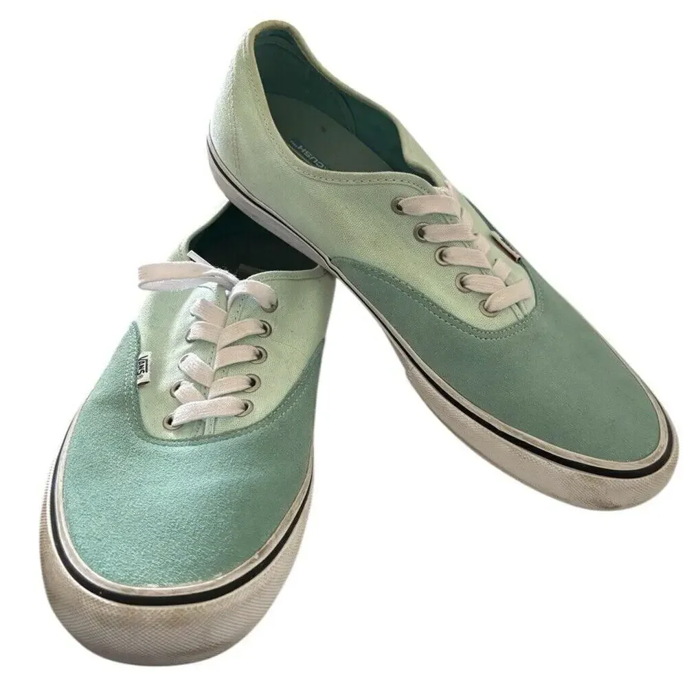 VANS Authentic Pro Aqua Haze Soothing Sea, Mens Sz 13 Skate UltraCush Classic